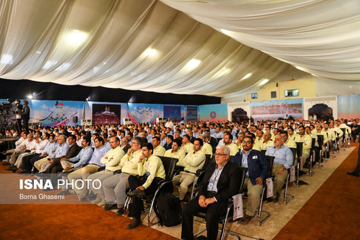 افتتاح رسمی فازهای ۱۳ ، ۲۲، ۲۳ و ۲۴ پارس جنوبی با حضور رییس جمهور