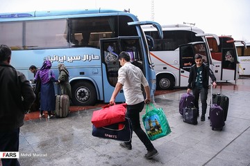 مسافران نوروزی پایانه جنوب