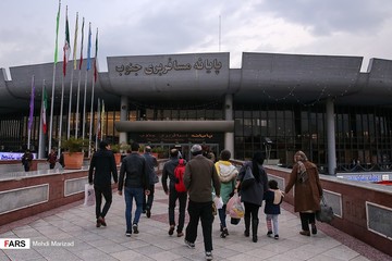 مسافران نوروزی پایانه جنوب