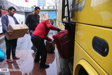 مسافران نوروزی پایانه جنوب