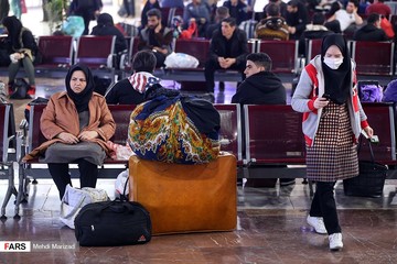 مسافران نوروزی پایانه جنوب