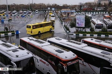 مسافران نوروزی پایانه جنوب