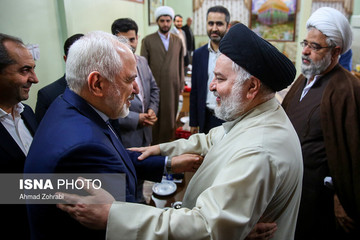 دیدار ظریف با مراجع عظام تقلید در قم
