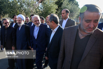 دیدار ظریف با مراجع عظام تقلید در قم