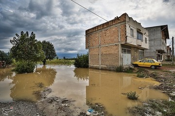 بارش شدید باران در استان گلستان