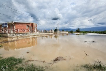بارش شدید باران در استان گلستان