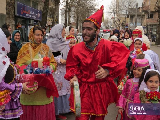 کارناوال استقبال از نوروز ۹۸ در خیابان‌های آستارا