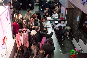 مسافران نوروزی در ایستگاه راه آهن تهران