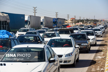 آغاز سفرهای نوروزی جاده تهران - مشهد