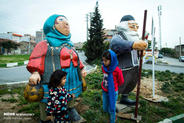 المان‌های نوروزی در گرگان