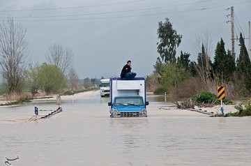 خسارات سیل در روستاهای ساری