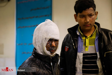 مصدومین حوادث چهارشنبه آخرسال