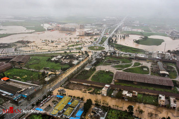سیل و آبگرفتگی در گنبدکاووس