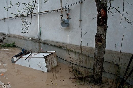 خسارات سیل در روستاهای ساری