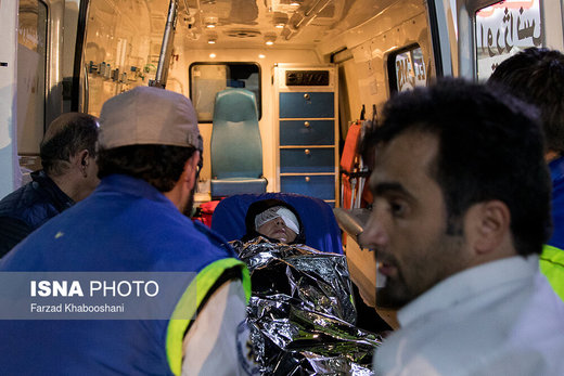 مصدومان چهارشنبه سوری در بیمارستان فارابی