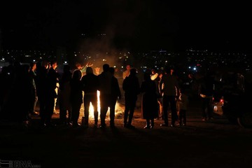 چهارشنبه سوری در زنجان