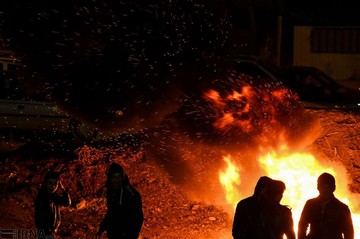 چهارشنبه سوری در سمیرم اصفهان