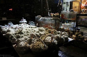 بارش برف در زنجان