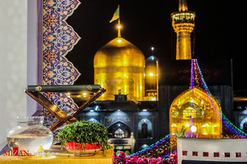 شب سال نو در حرم امام رضا (ع)
