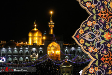 شب سال نو در حرم امام رضا (ع)