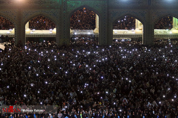 شب سال نو در حرم امام رضا (ع)
