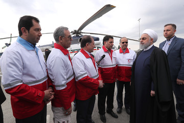 بازدید سرزده رئیس‌جمهور از ایستگاه سلامت اورژانس در بزرگراه تهران-کرج، پایگاه امداد و نجات جاده ای چیتگر و پایگاه راهور جاده ای