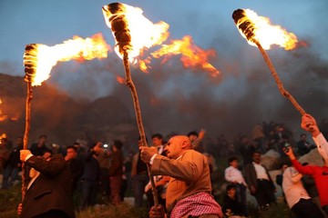 جشن نوروز در شهر عقره عراق