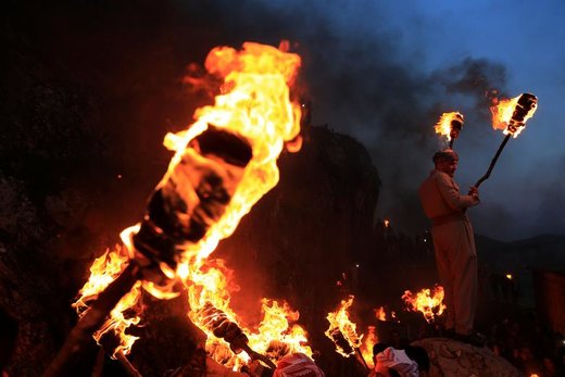 جشن نوروز در شهر عقره عراق