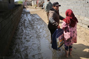 ادامه امدادرسانی به روستاهای سیل زده مازندران‎