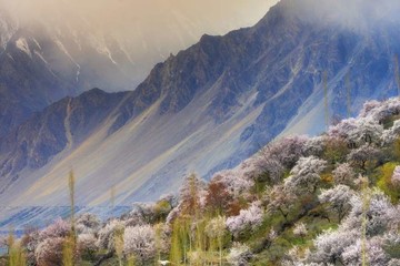 فصل بهار در دره هنزه پاکستان