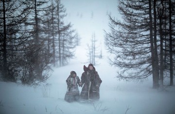 عکس | گردش زمستانی زنان روسی در عکس روز نشنال جئوگرافیک