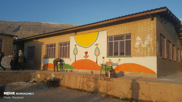اردوی جهادی طلبه های خارجی در روستای سرفاریاب