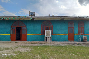 اردوی جهادی طلبه های خارجی در روستای سرفاریاب