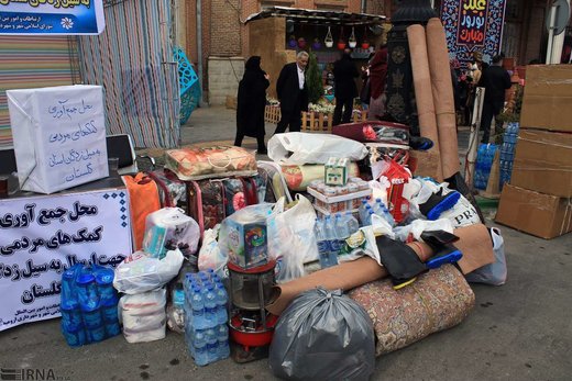 جمع‌آوری کمک‌های مردمی ارومیه برای سیل‌زدگان گلستان