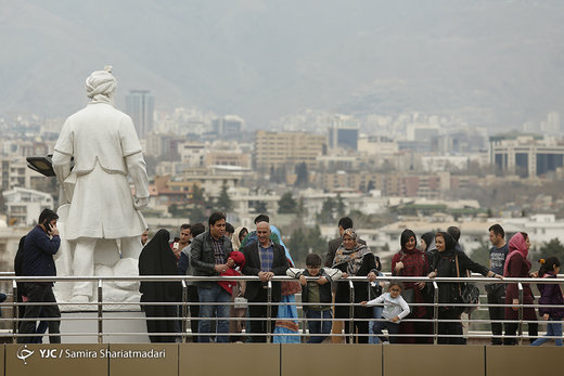 حضور مهمانان نوروزی در برج میلاد تهران