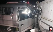تصاویر | مصدومیت ۴ نفر در تصادف کمربندی دوم تهران