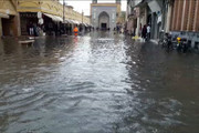 فیلم | بازار وکیل شیراز زیر آب رفت