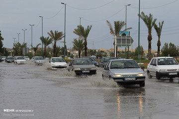 آبگرفتگی معابر و محلات بندرعباس