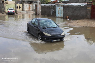 آبگرفتگی معابر و محلات بندرعباس