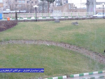 بارش برف و باران در ارومیه / 5فروردین 98