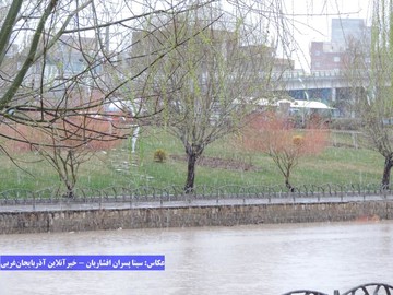 بارش برف و باران در ارومیه / 5فروردین 98