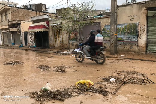 محله های شیراز پس از سیل