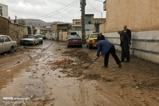 محله های شیراز پس از سیل
