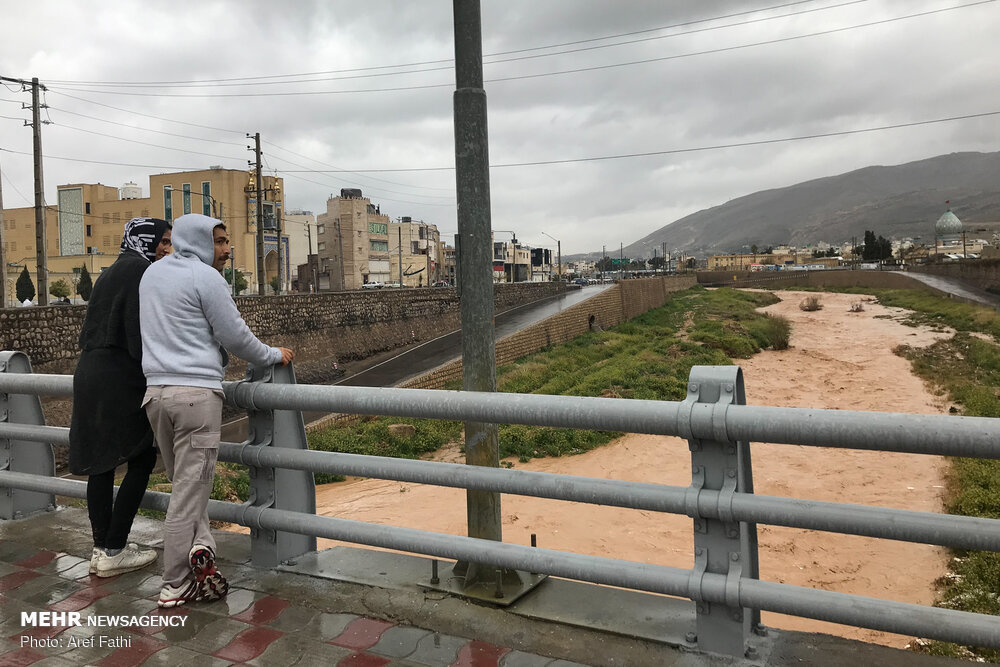 محله های شیراز پس از سیل