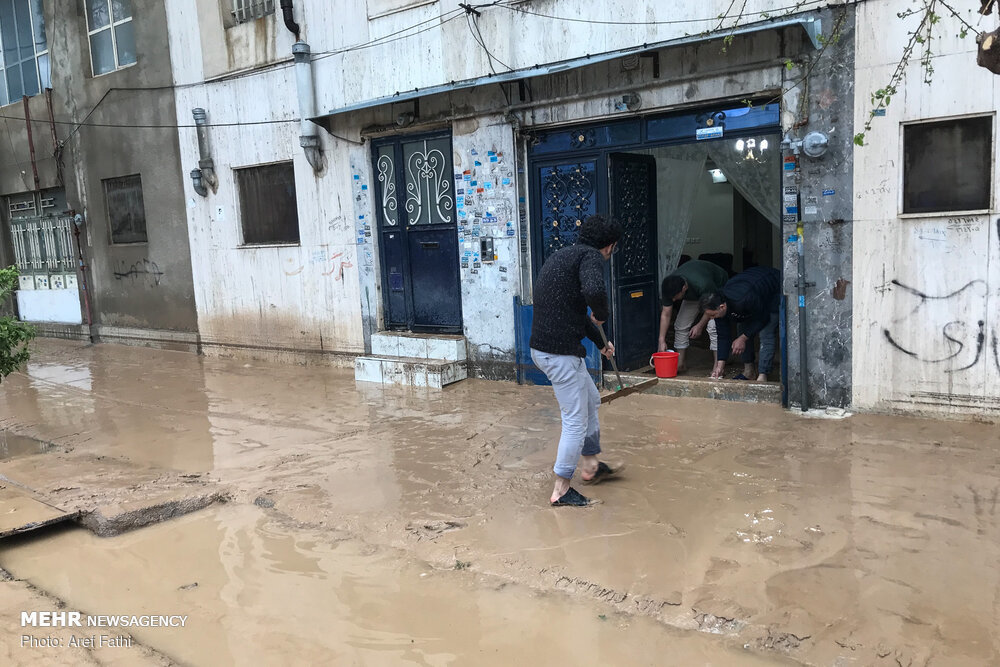 محله های شیراز پس از سیل
