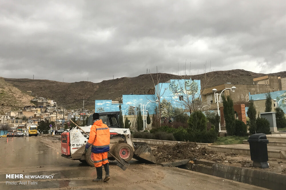 محله های شیراز پس از سیل