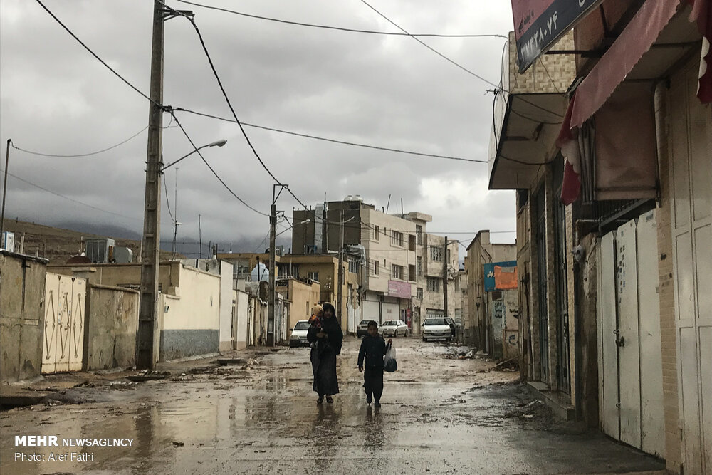 محله های شیراز پس از سیل