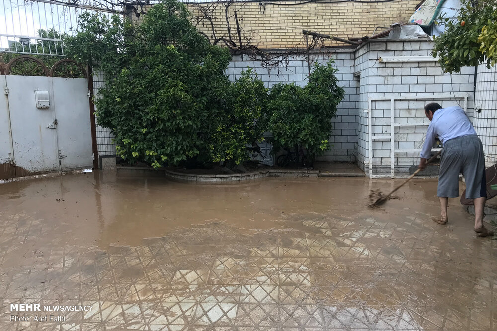 محله های شیراز پس از سیل