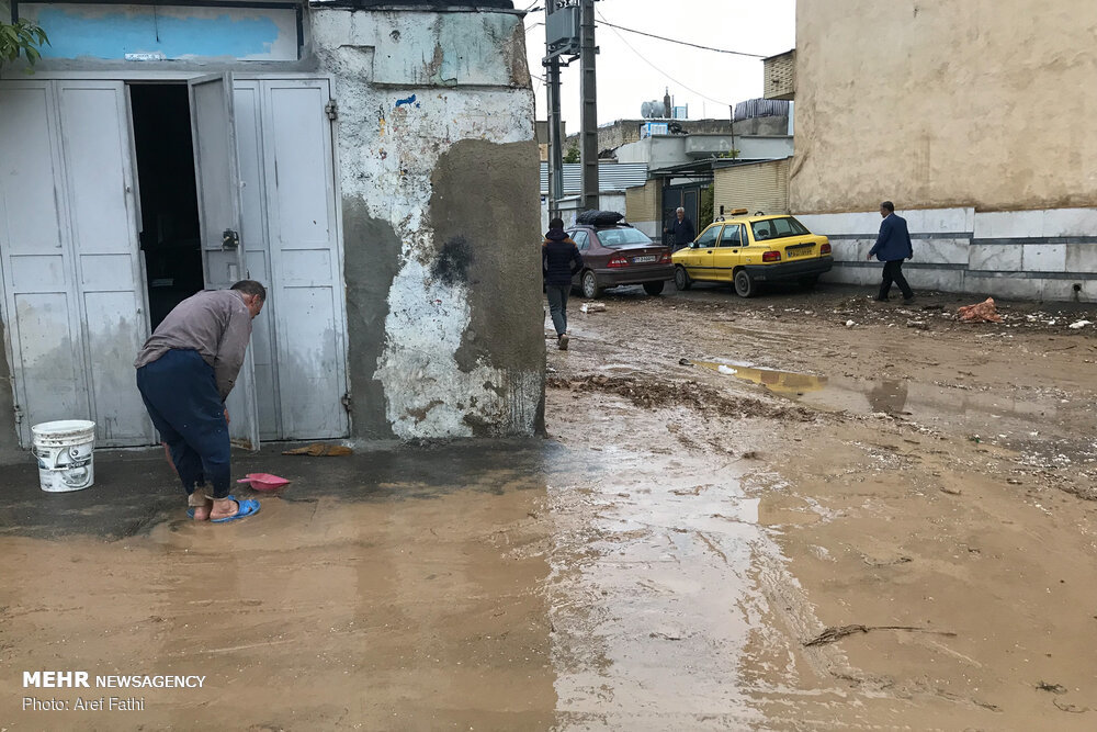محله های شیراز پس از سیل