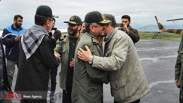 بازدید فرمانده کل سپاه از مناطق سیل زده استان گلستان